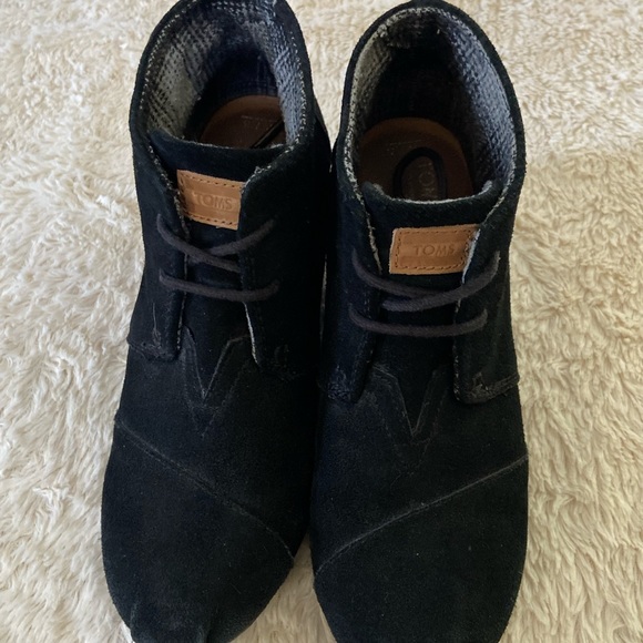 Toms black suede desert bootie - Picture 2 of 5